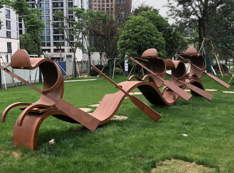 北戴河锈钢板造型